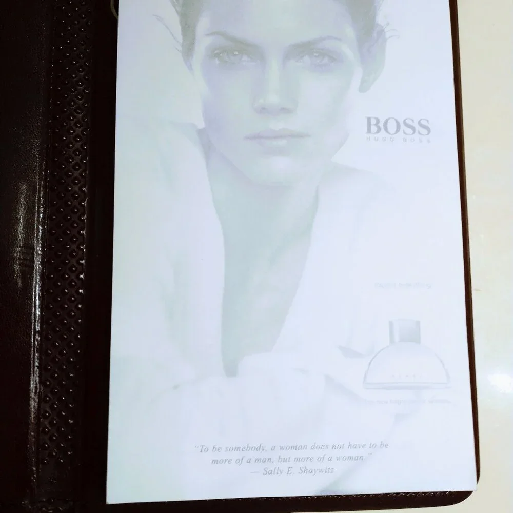 HUGO BOSS VEGAN LEATHER NOTE BINDER + NOTEPAD